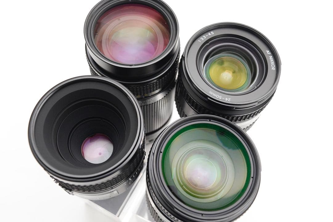 【美品】ニコン Nikon F4 《ストロボ・レンズ4本その他付属品》