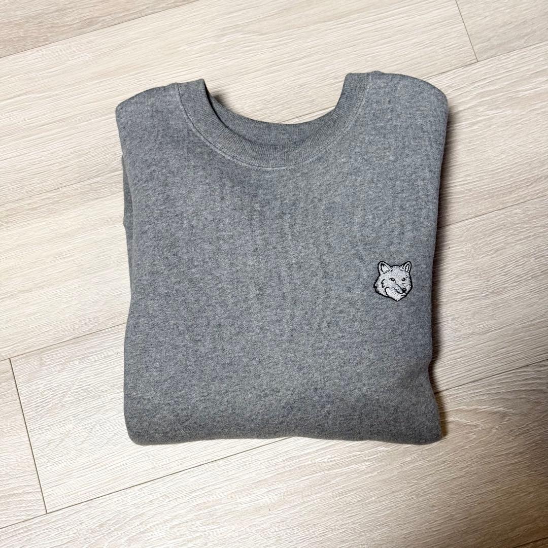 メゾンキツネ　グレー　スウェット　MAISON KITSUNÉ