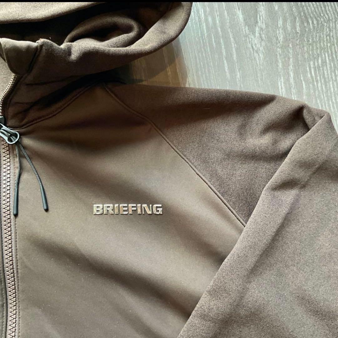 ブリーフィング　パーカー　(ブラウン、メンズL)