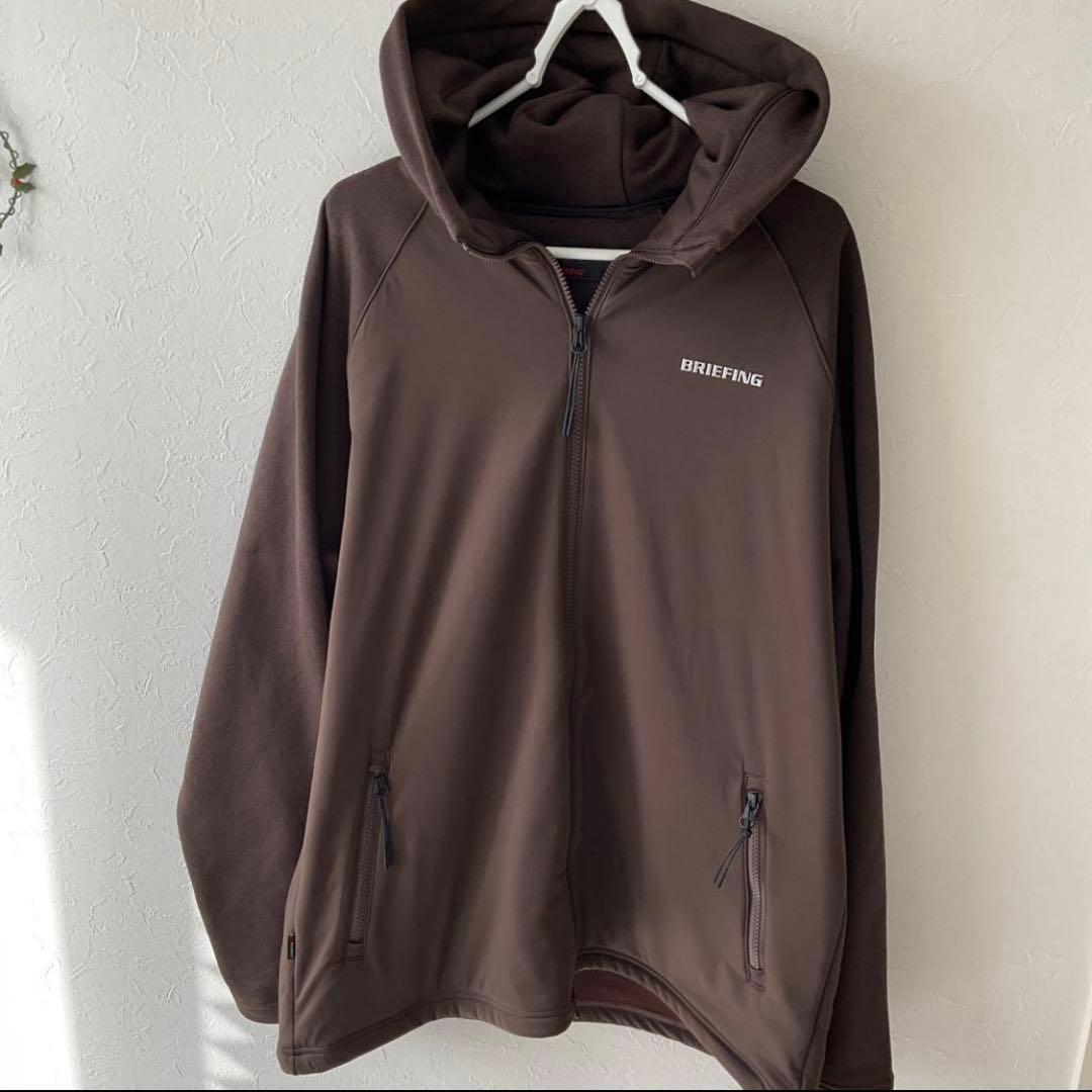 ブリーフィング　パーカー　(ブラウン、メンズL)