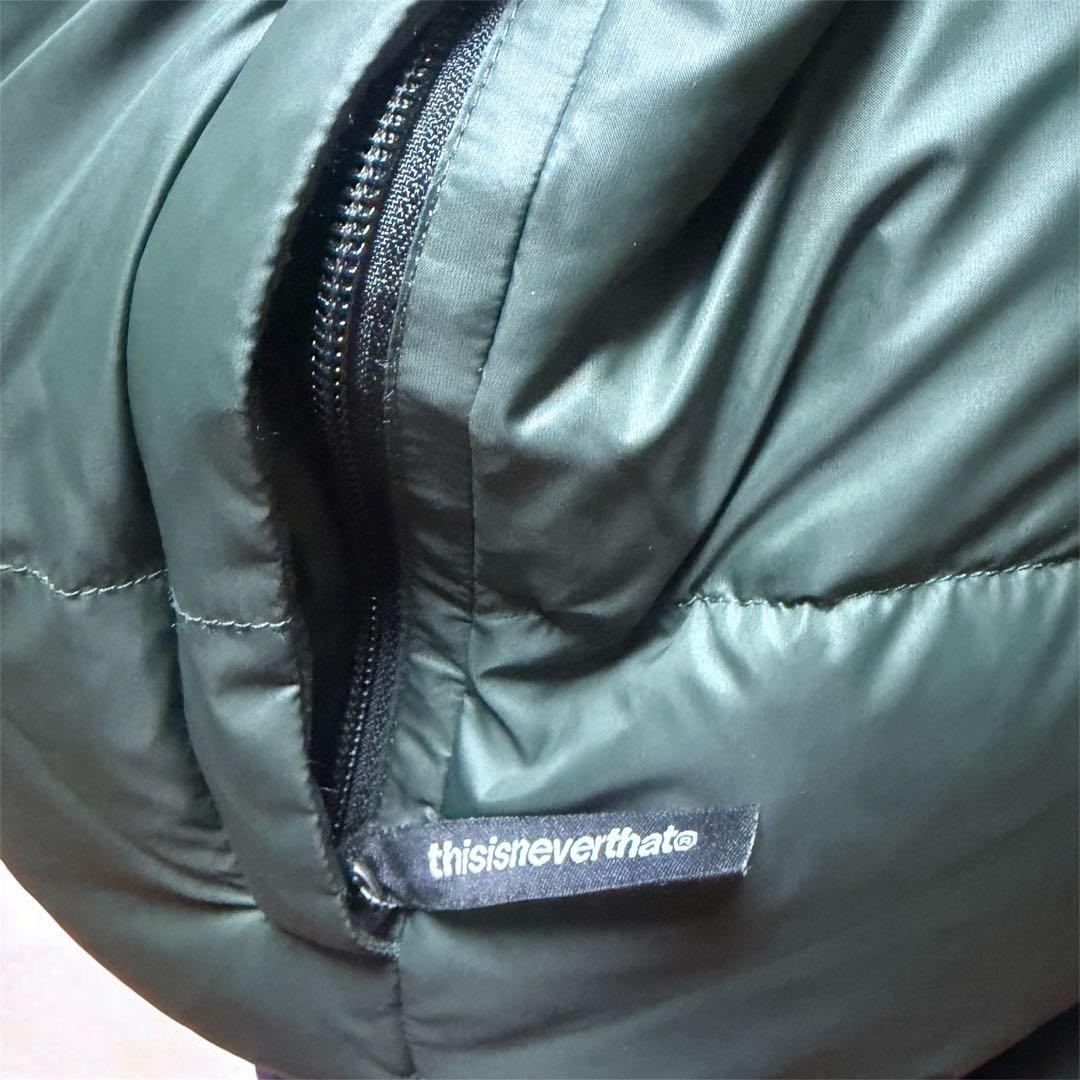 thisisneverthat ダウン オリーブグリーン ネバザ M 男女兼用