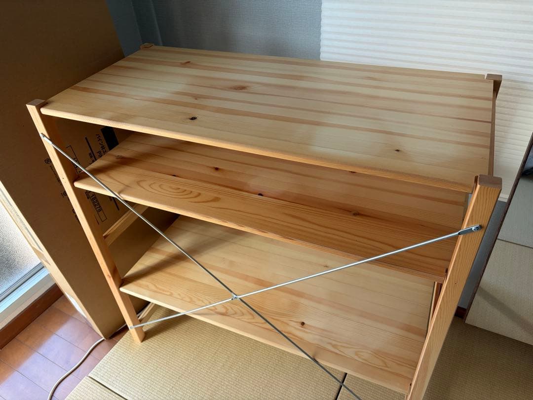 無印良品 パイン材ユニットシェルフ 86cm幅 小