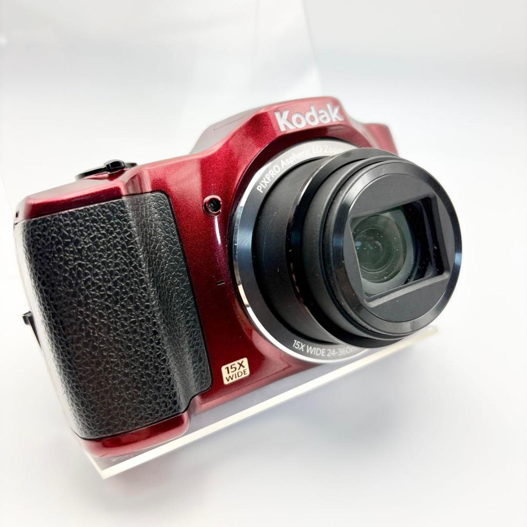 美品　Kodak コダック　PIXPRO fz152 レッド デジタルカメラ