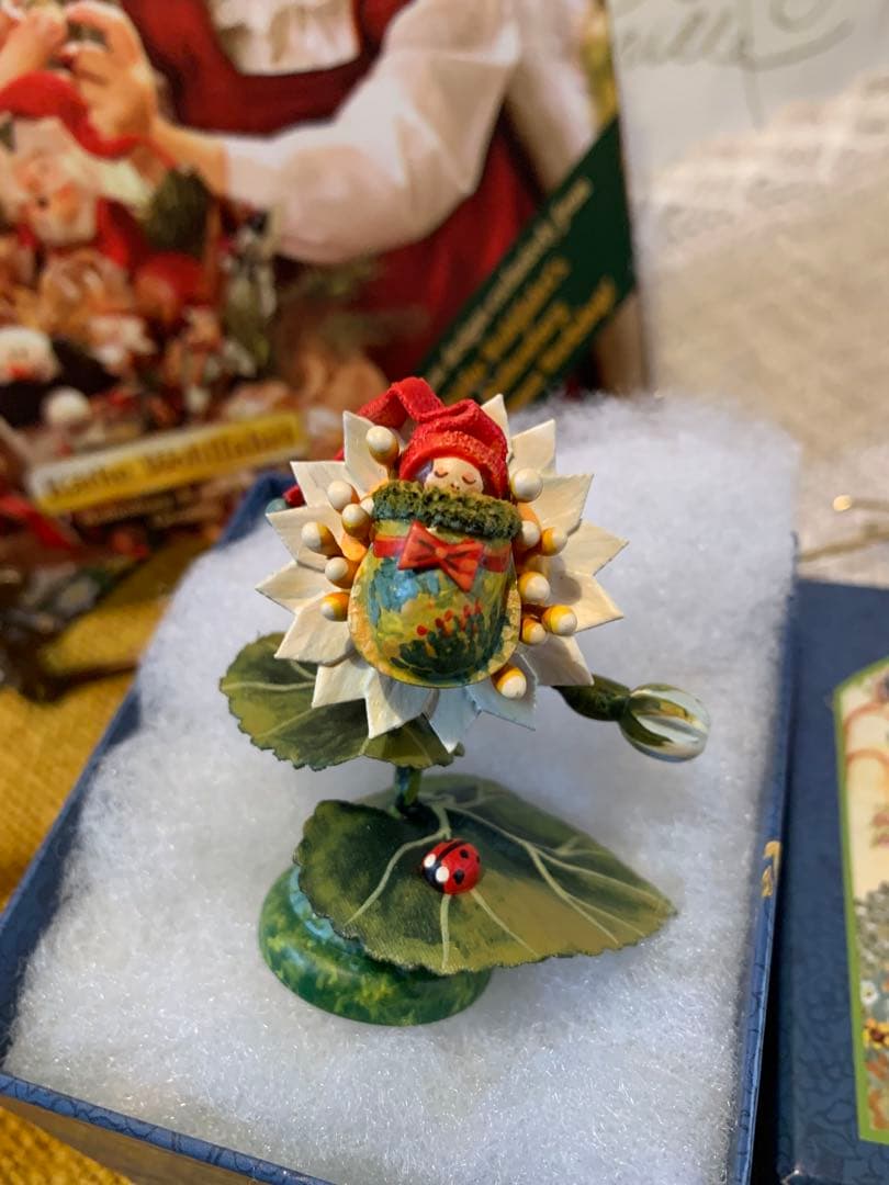 ドイツ製　木製人形　ケーテウォルファルト社の2001年度限定の妖精の赤ちゃん！