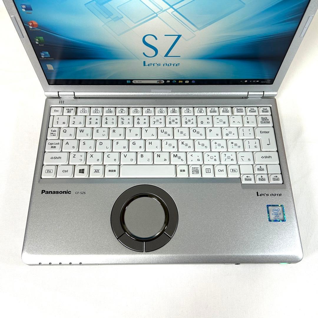 Windowsノート本体 Panasonic CF-SZ6Z16VS i7 512GB 16GB LTE