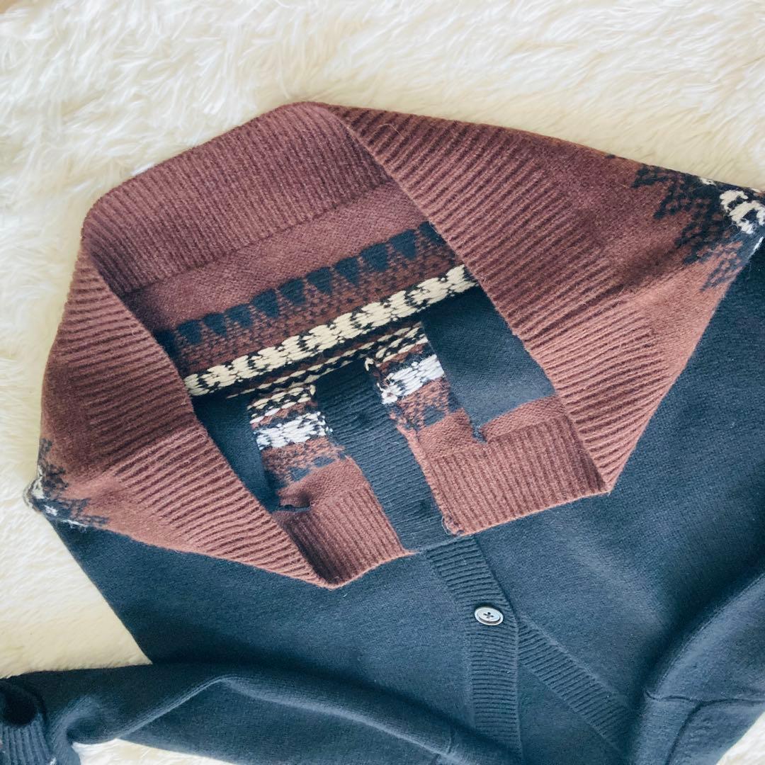 【美品】COACH コーチオーバーサイズド カーディガン アルパカ使用 Mサイズ