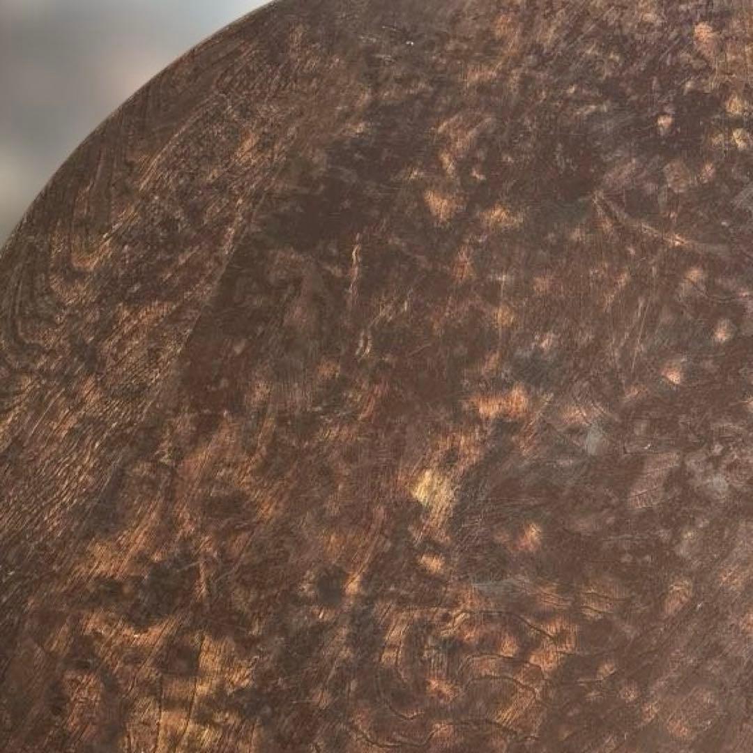 木製 ちゃぶ台　円形テーブル　直径70㎝高さ26㎝　アンティーク