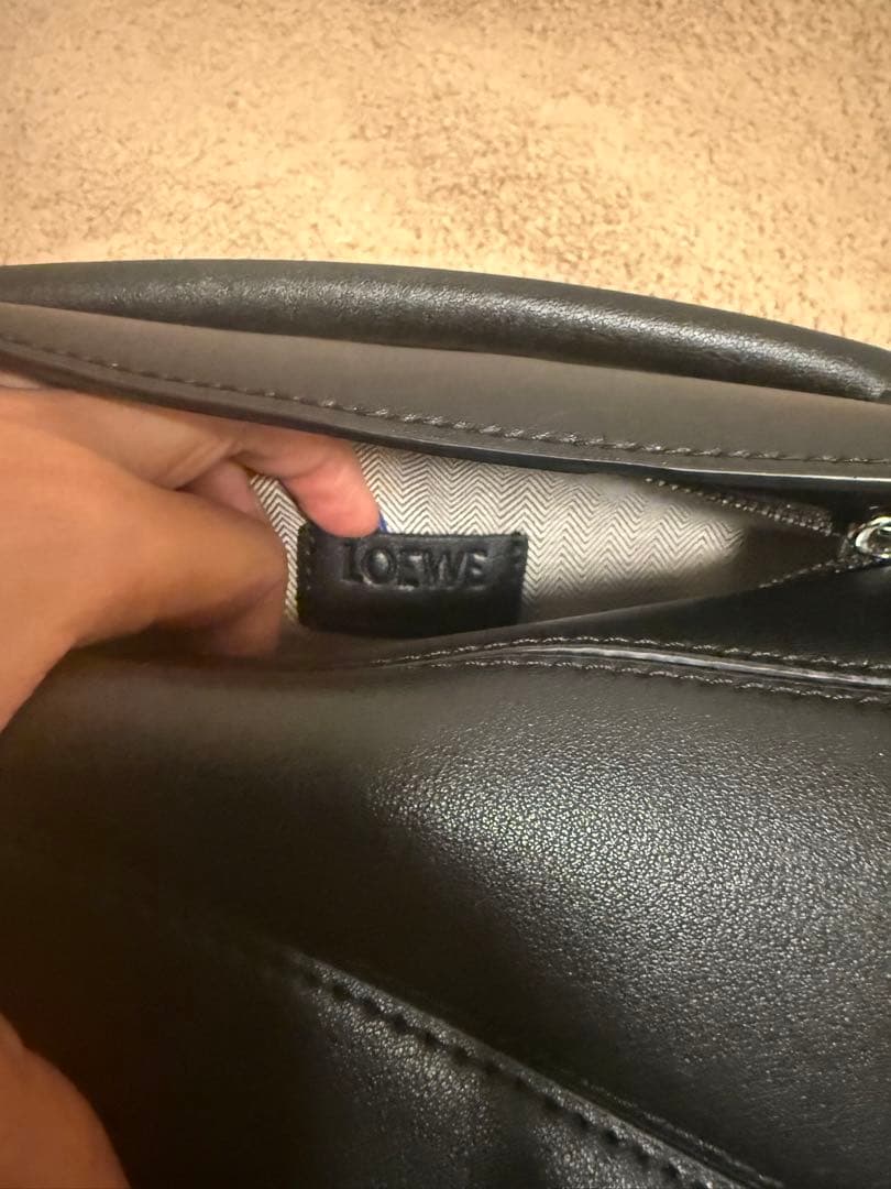 【並行輸入品】LOEWE パズルバッグ スモール ブラック