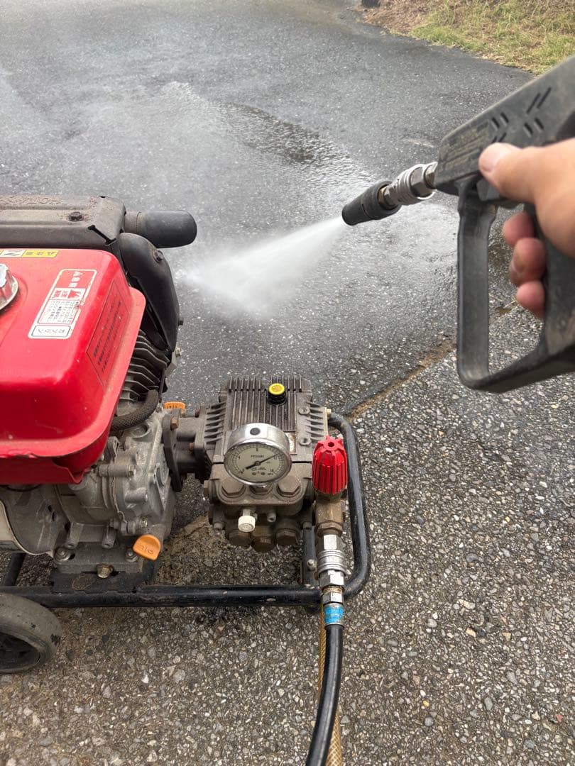 稼動品　エンジン高圧洗浄機 Asada アサダ 12/80G本体