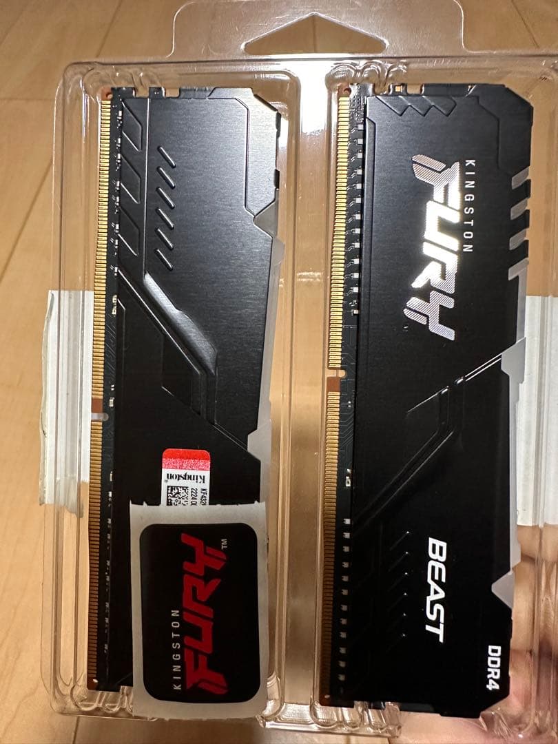 メモリー KINGSTON FURY BEAST DDR4 16GB(2x8GB)