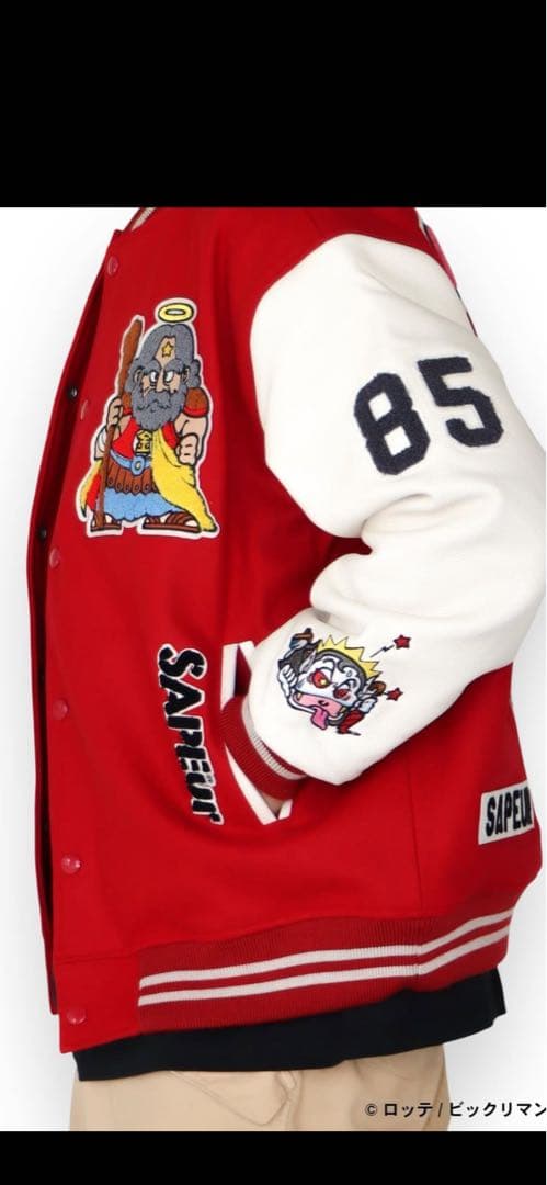 値下げ不可　SAPEur ビックリマン　スタジャン