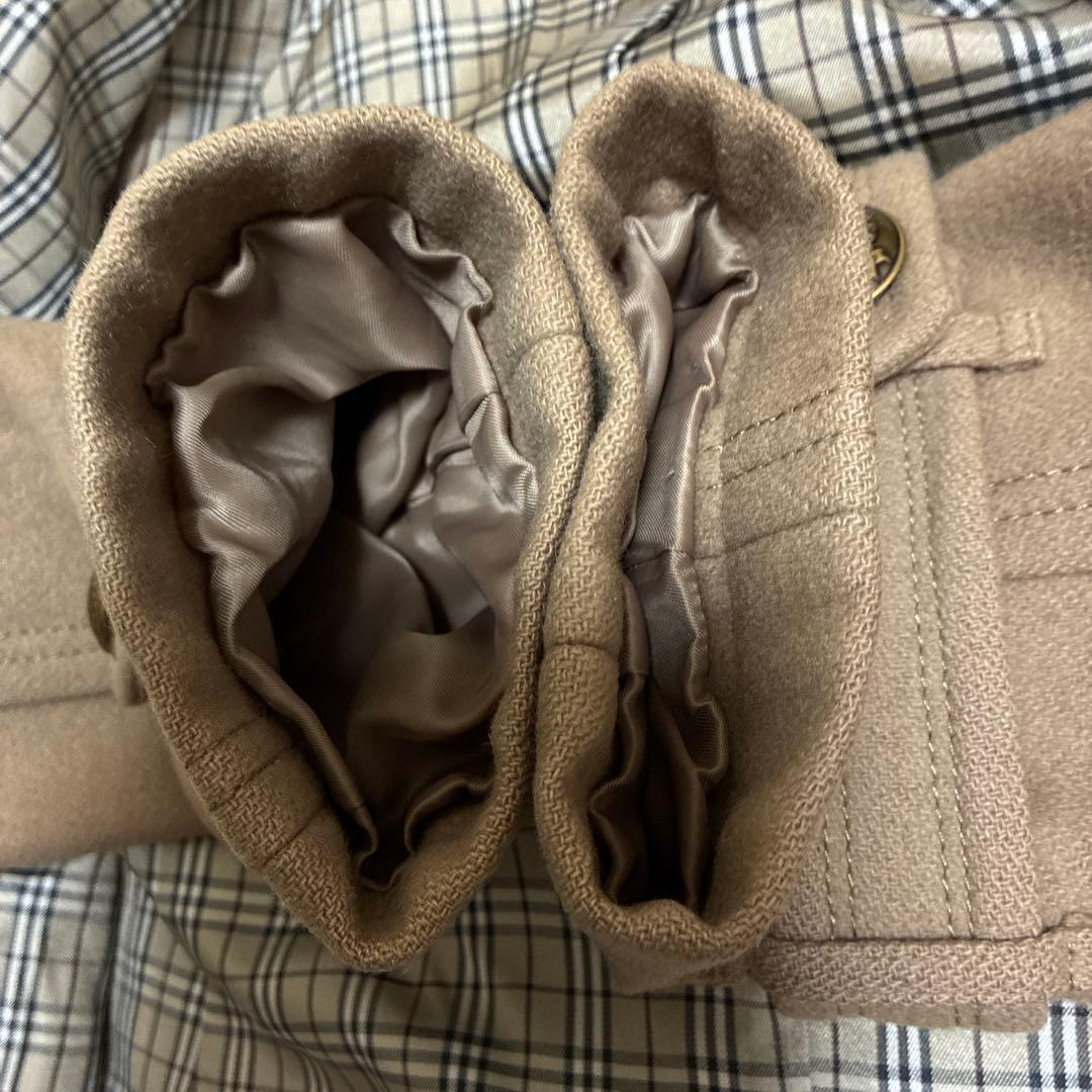 【美品✨金ボタン】バーバリーブルーレーベル　 Pコート ダブル ノバチェック38