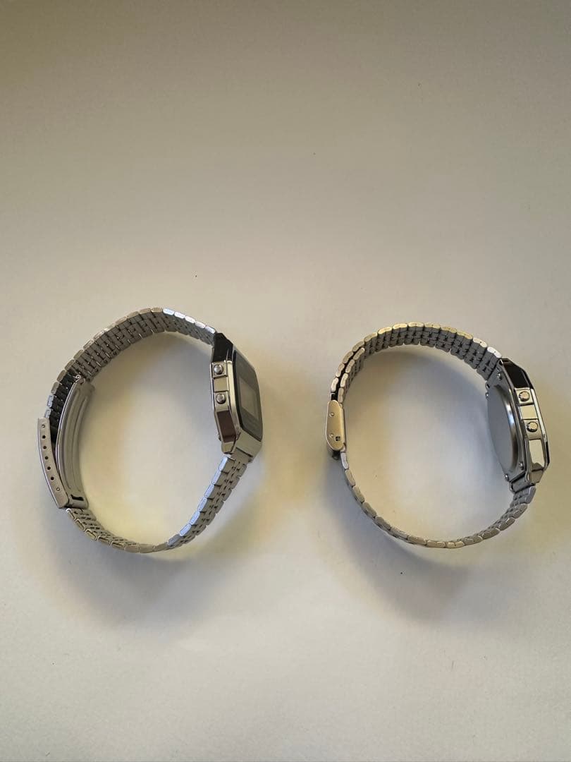 CASIO 鑑賞用メタルバンドチプカシ10本セット 時計ケース付き