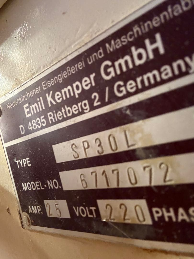 製パン　スパイラルミキサー　ケンパー