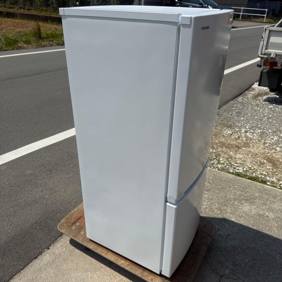 TOSHIBA 冷蔵庫 153L ホワイト マット GR-V15BS 極美品