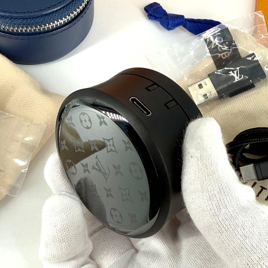 美品 ルイヴィトン ホライゾン ワイヤレス イヤホン QAB130 レッド 赤