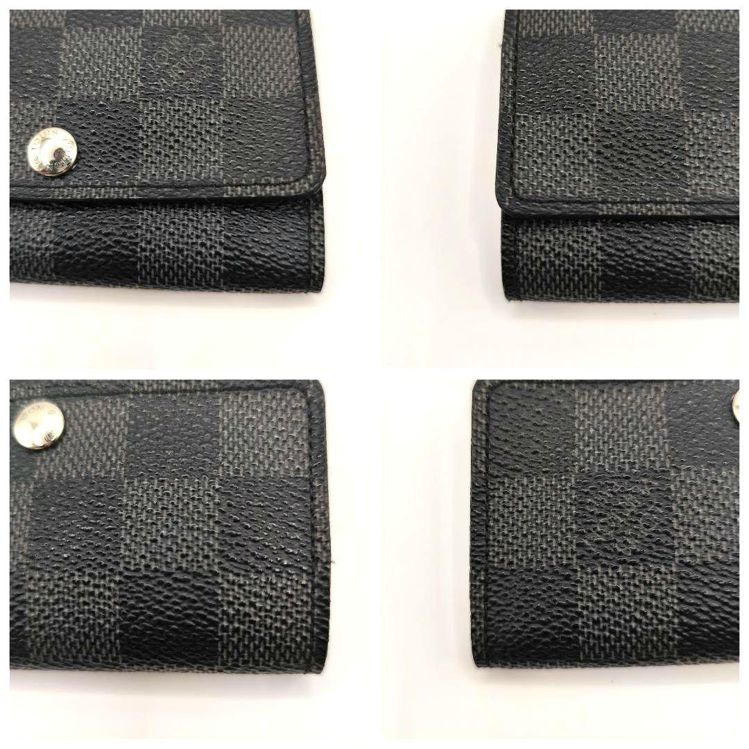 鑑定極美品 ルイヴィトン ダミエ・グラフィット ミュルティクレ6 6連キーケース