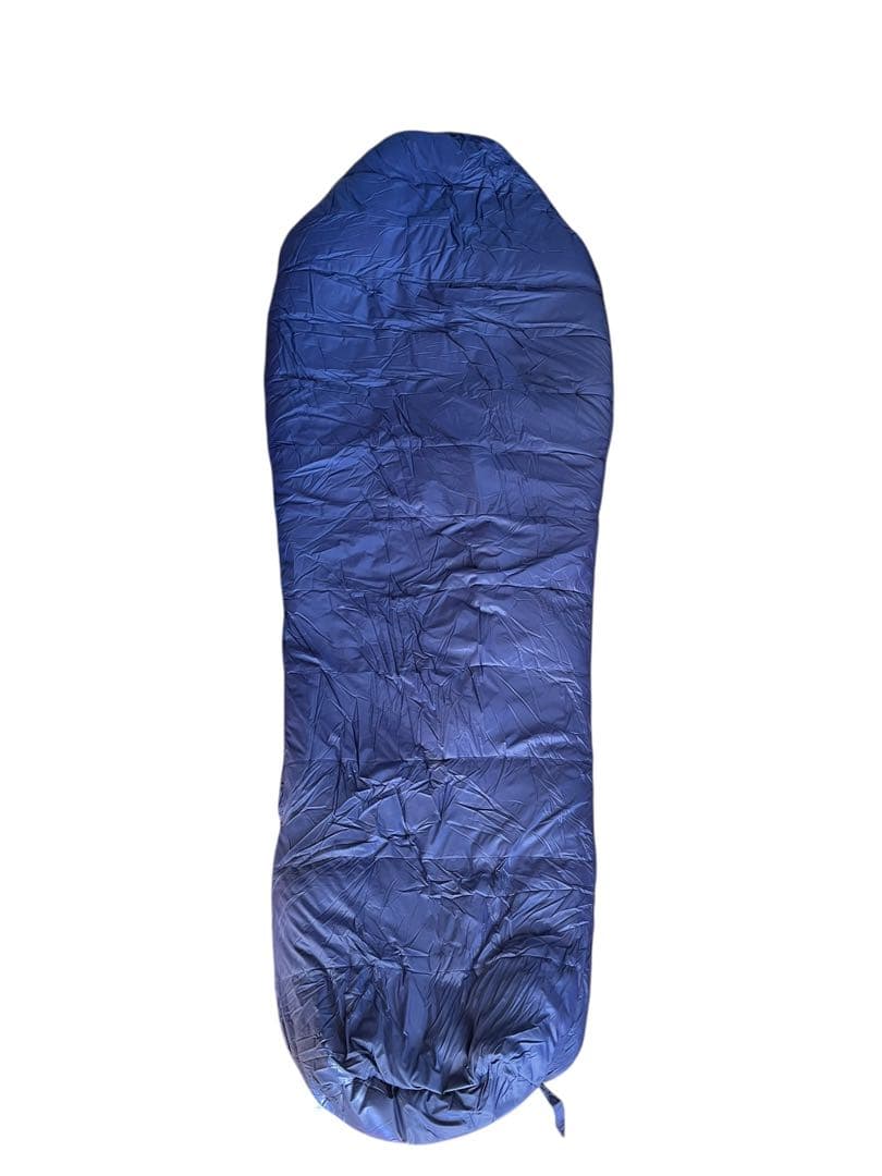 QEZER 寝袋 シュラフ　冬用　青　収納袋付き
