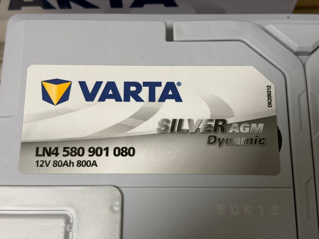 新品 VARTA LN4(580 901 080) バッテリー 