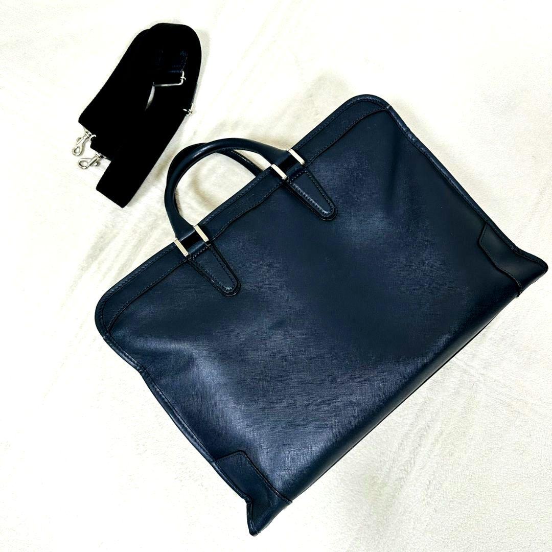 廃盤品 2way サムソナイトブラックレーベルデュモンクス 2層 ビジネスバッグ