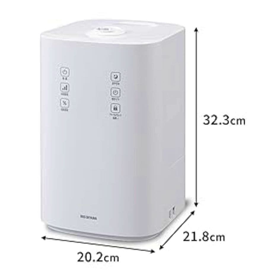 【超美品】アイリスオーヤマ リモコン付加湿器 UHK-500-W