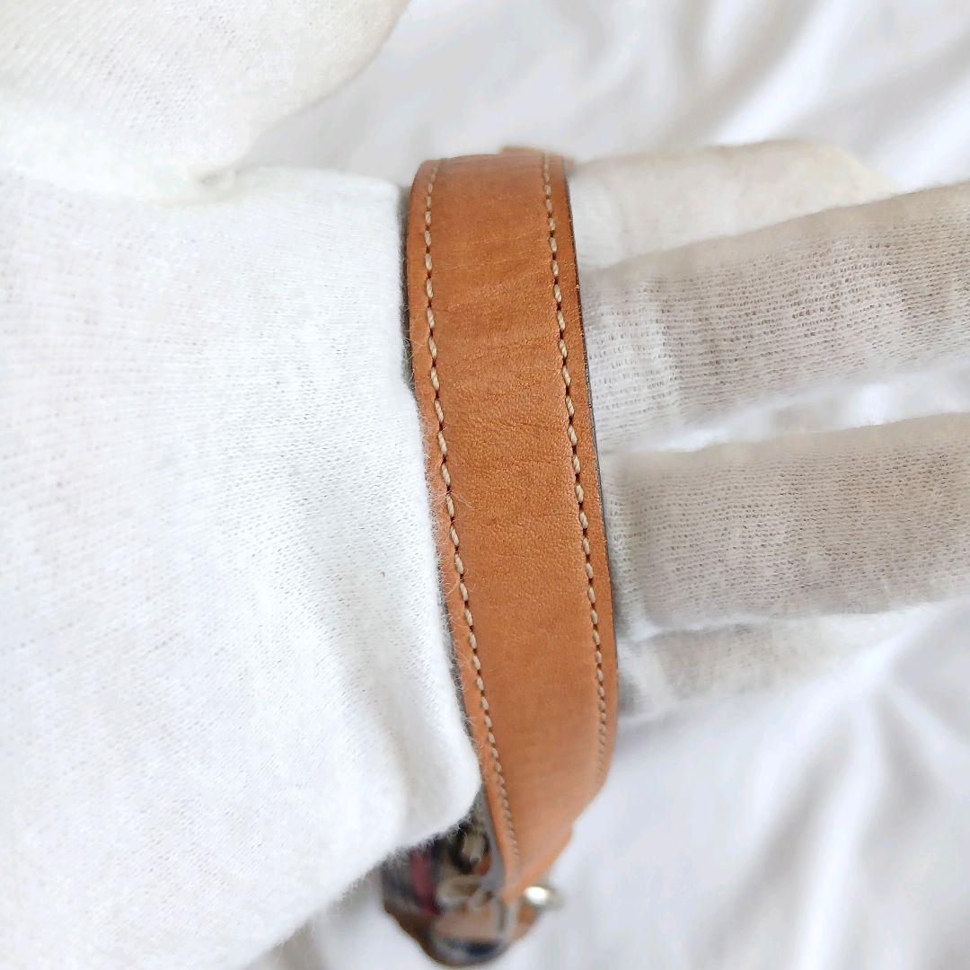 COACH　アクセサリーポーチ　ウール　スエード　チェック柄　ソーホー