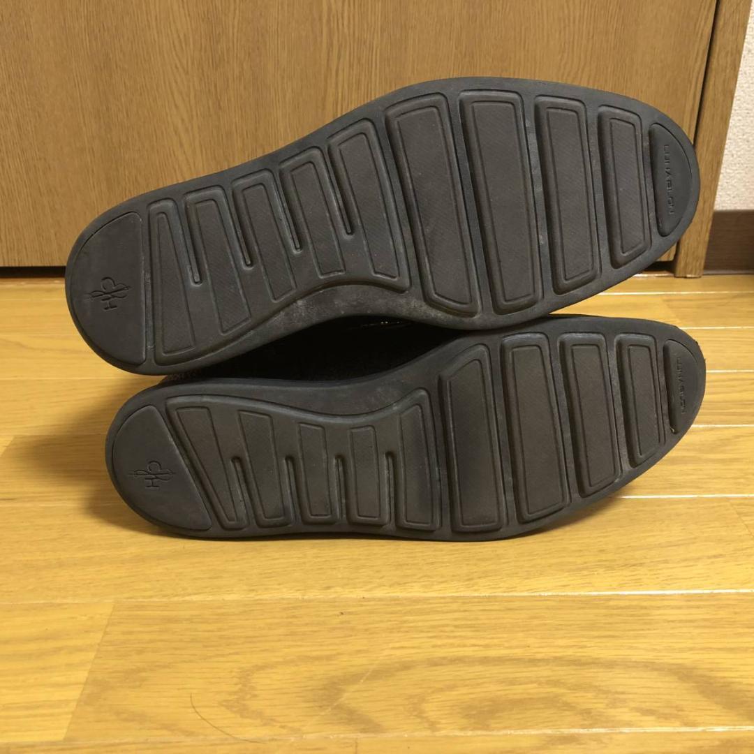 コールハーン ジップアップ ウイングチップブーツ