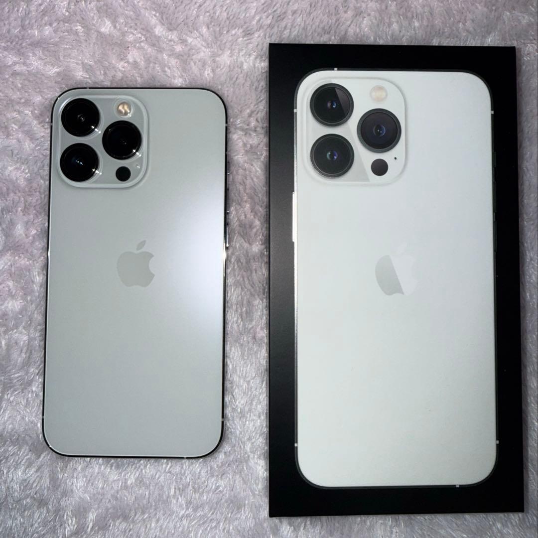 iPhone13 pro 128GB シルバー バッテリー75% 即日発送