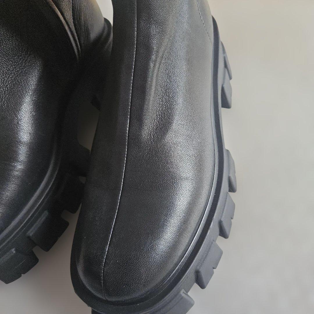 PRADA モノリス ナッパレザーブーツ サイドジップ 40