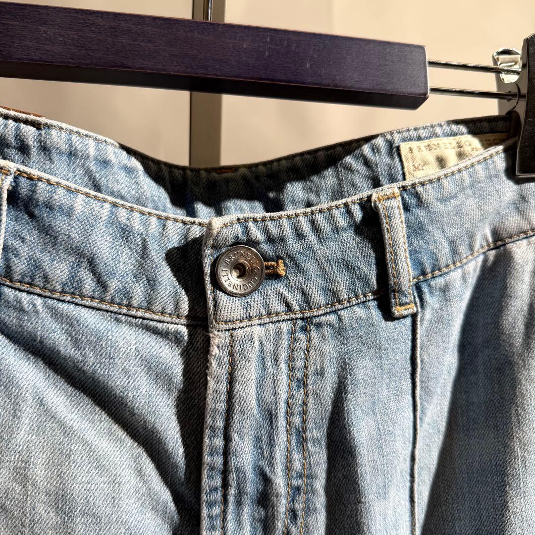 BRUNELLOCUCINELLI ダメージデニムスラックス size48