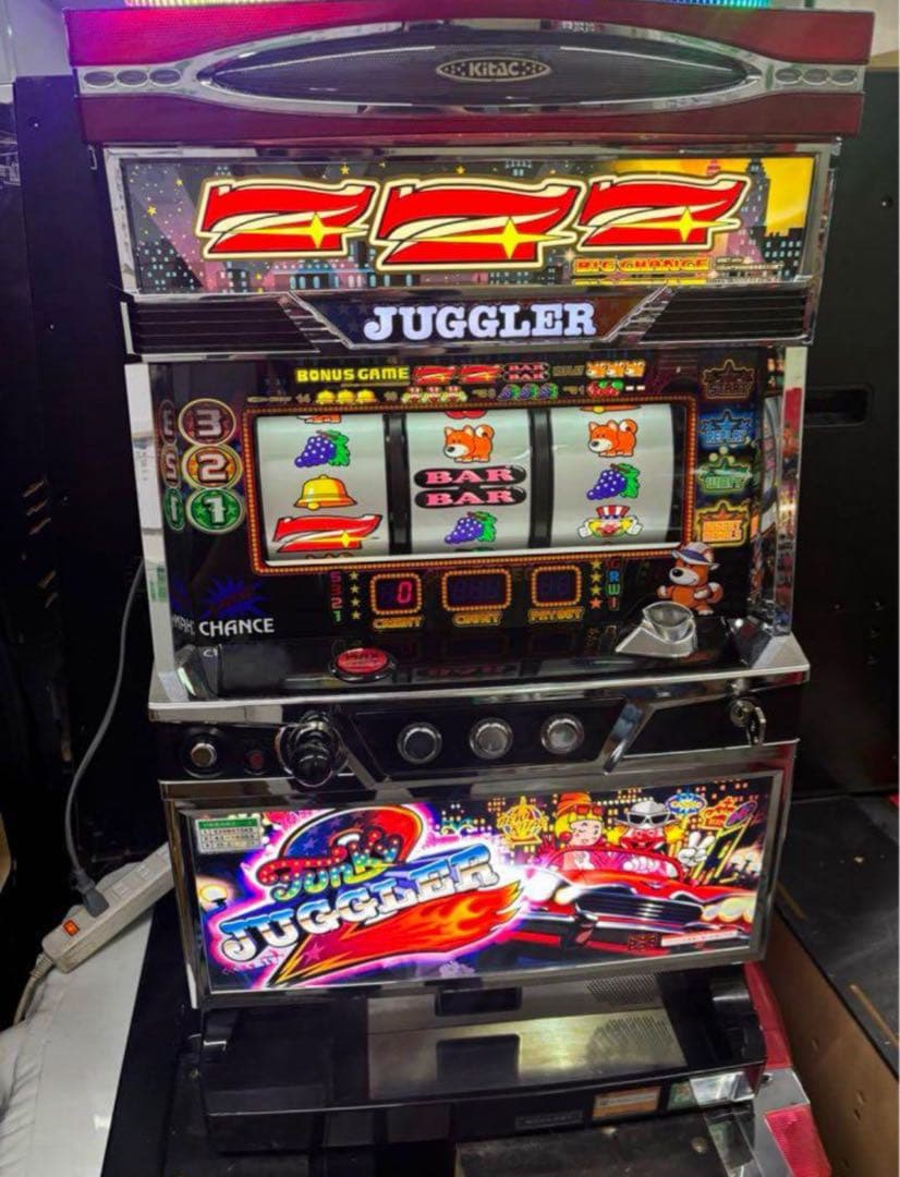 6号機 ファンキージャグラー2 実機 家庭用フルセット！