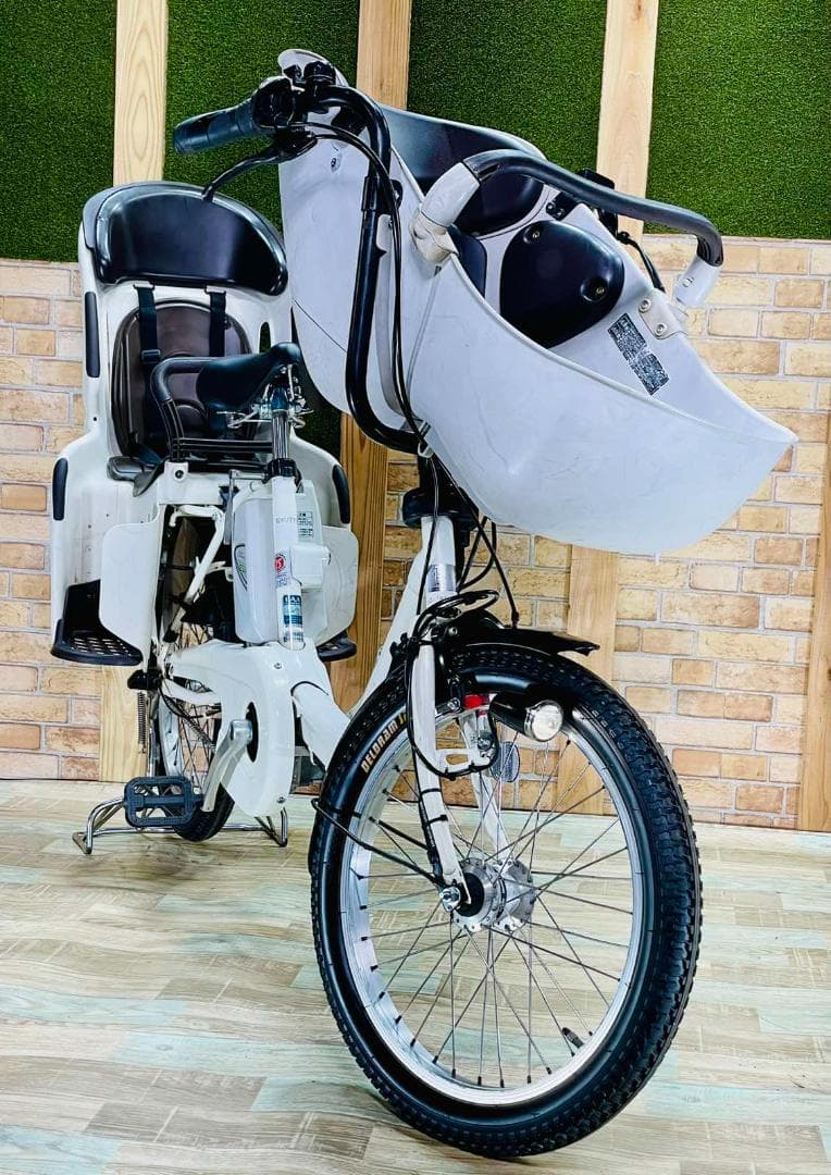 超特価 No1モデル ホワイト ギュット子供乗せ電動アシスト自転車 H1568