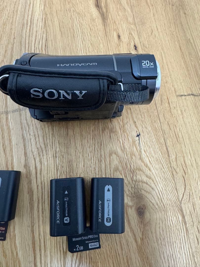 動作確認 ソニーSONY デジタルビデオカメラ 2セット