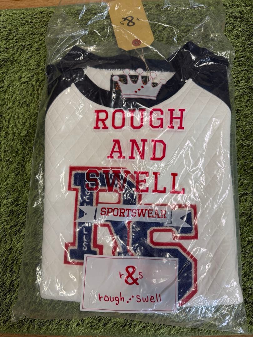 新品正規品【ROUGH&SWELL/M】VARSITY SWEAT スウェット