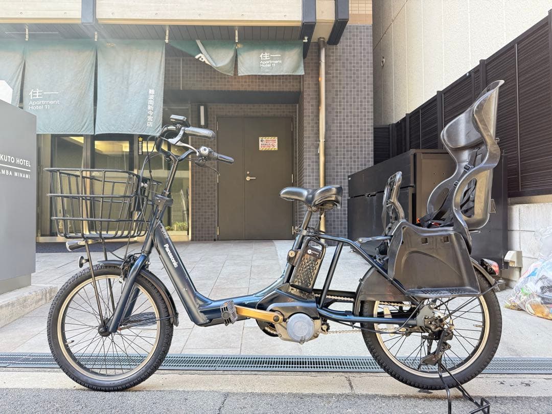 子供乗せ　パナソニック 電動アシスト自転車 チャイルドシート付き