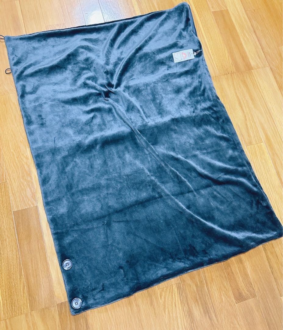 〆電気毛布 電気ひざ掛け 電気ブランケットバッテリー付 掛け 敷き100×74