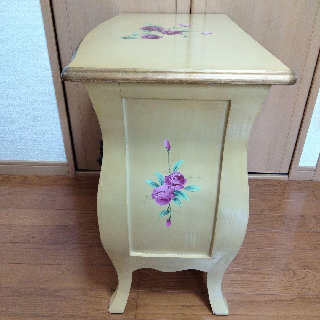 アンティーク 猫脚 キャビネット 棚 チェスト 花台 サイドテーブル インテリア