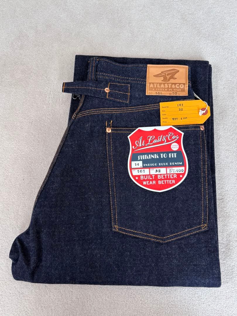 At Last & Co. インディゴブルーデニム 161/32