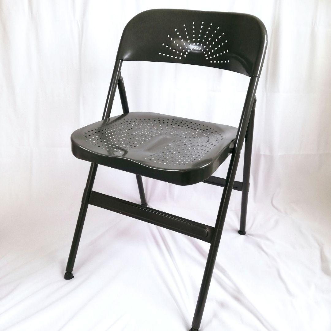 【希少】廃盤品 IKEA イケア　FRODE フローデ 折りたたみ椅子 黒赤