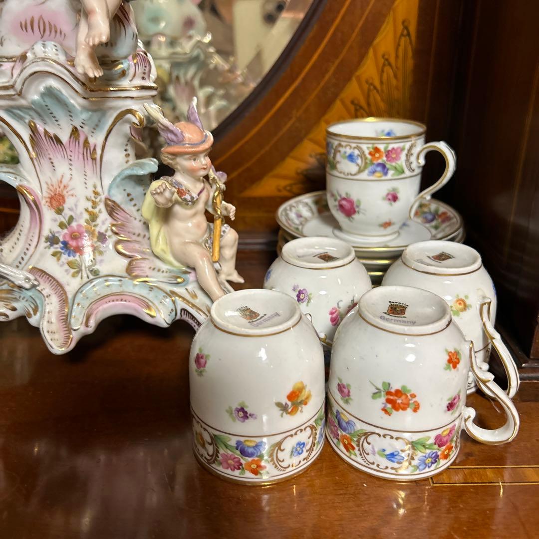 ドレスデン　☆デミタスカップ&ソーサー✖️5