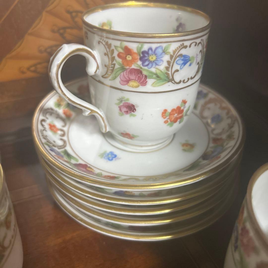 ドレスデン　☆デミタスカップ&ソーサー✖️5