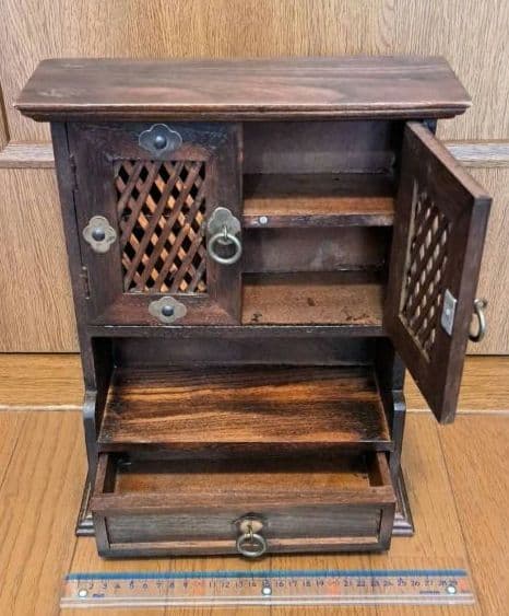 昭和レトロ ミニチュア収納家具 セット