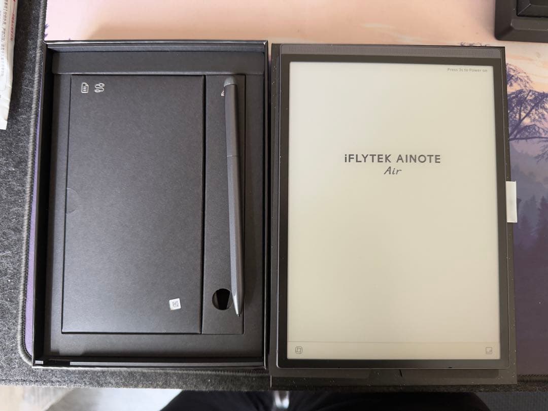 iFLYTEK AI NOTE Air2 ケース付！音声認識/ChatGPT搭載