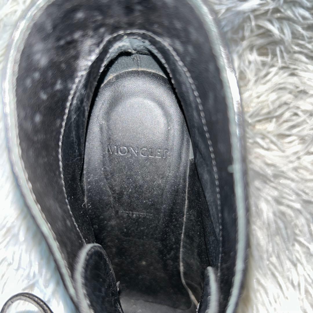 【美品】MONCLER レザー ウェッジソール ショートブーツ 36サイズ