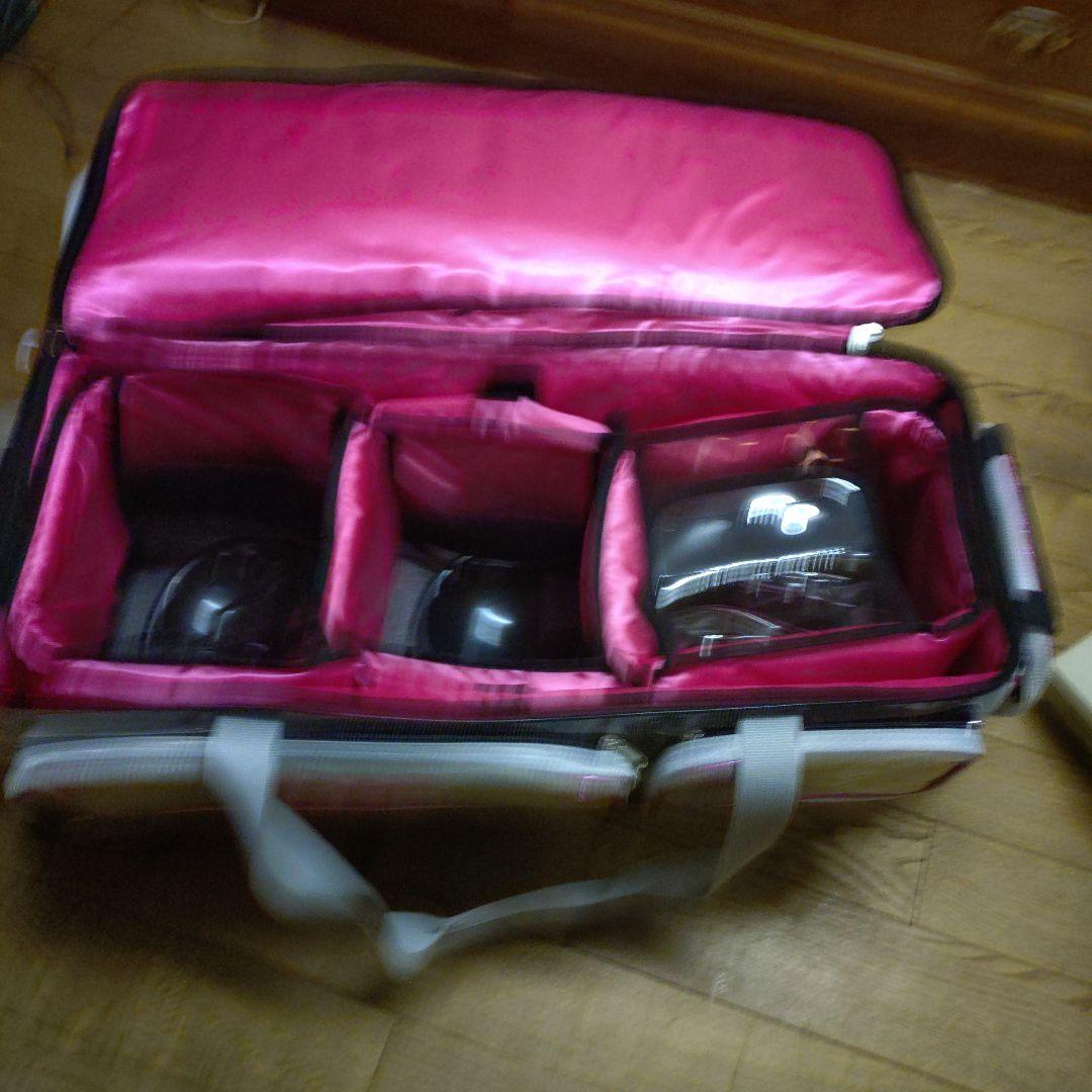 最終価格ストームの3個入りバック シルバー/ピンク