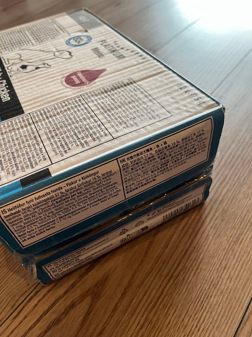 PLATINUM プラチナム ウェットフード フィッシュ＋チキン 375g12個