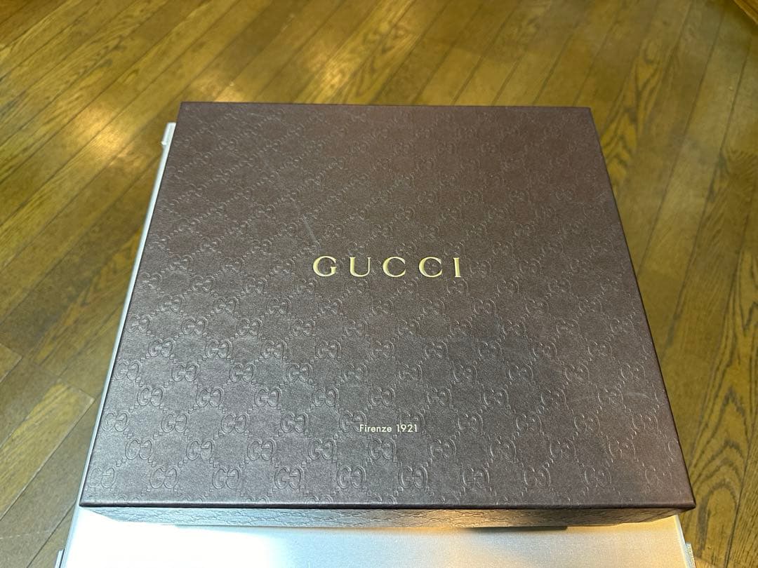 グッチ　レインショートブーツ　ブラック