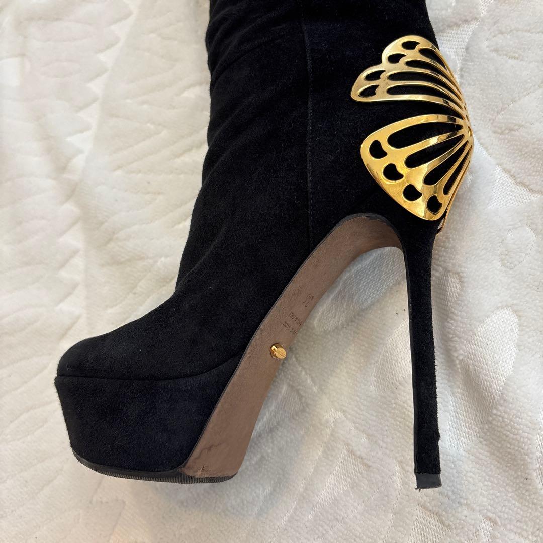 ⭐︎ジュゼッペ　ザノッティ　蝶モチーフ　ニーハイブーツ　36 ⭐︎