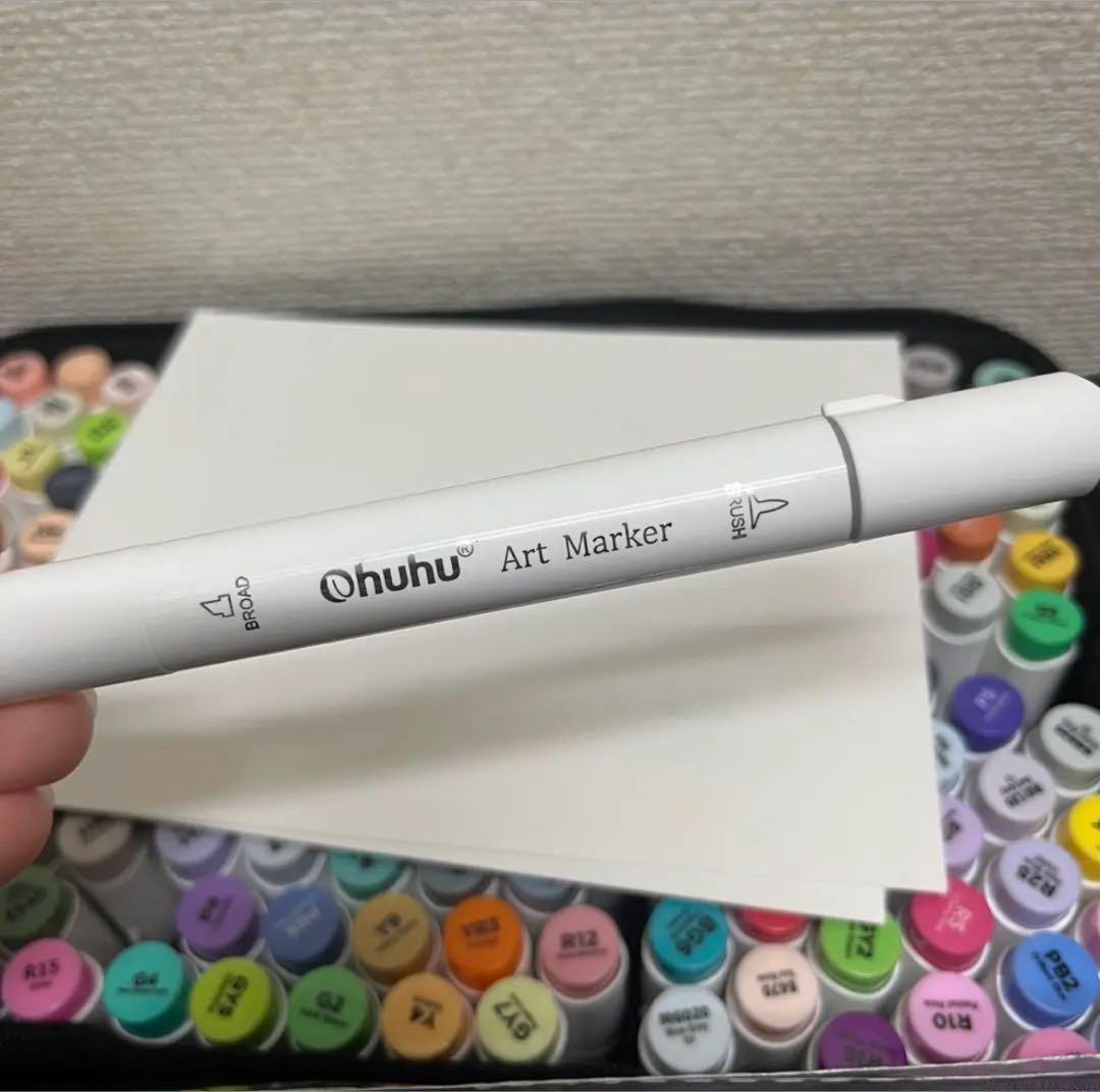 Ohuhu マーカーペン イラストマーカー 168色 セット なつめさんち