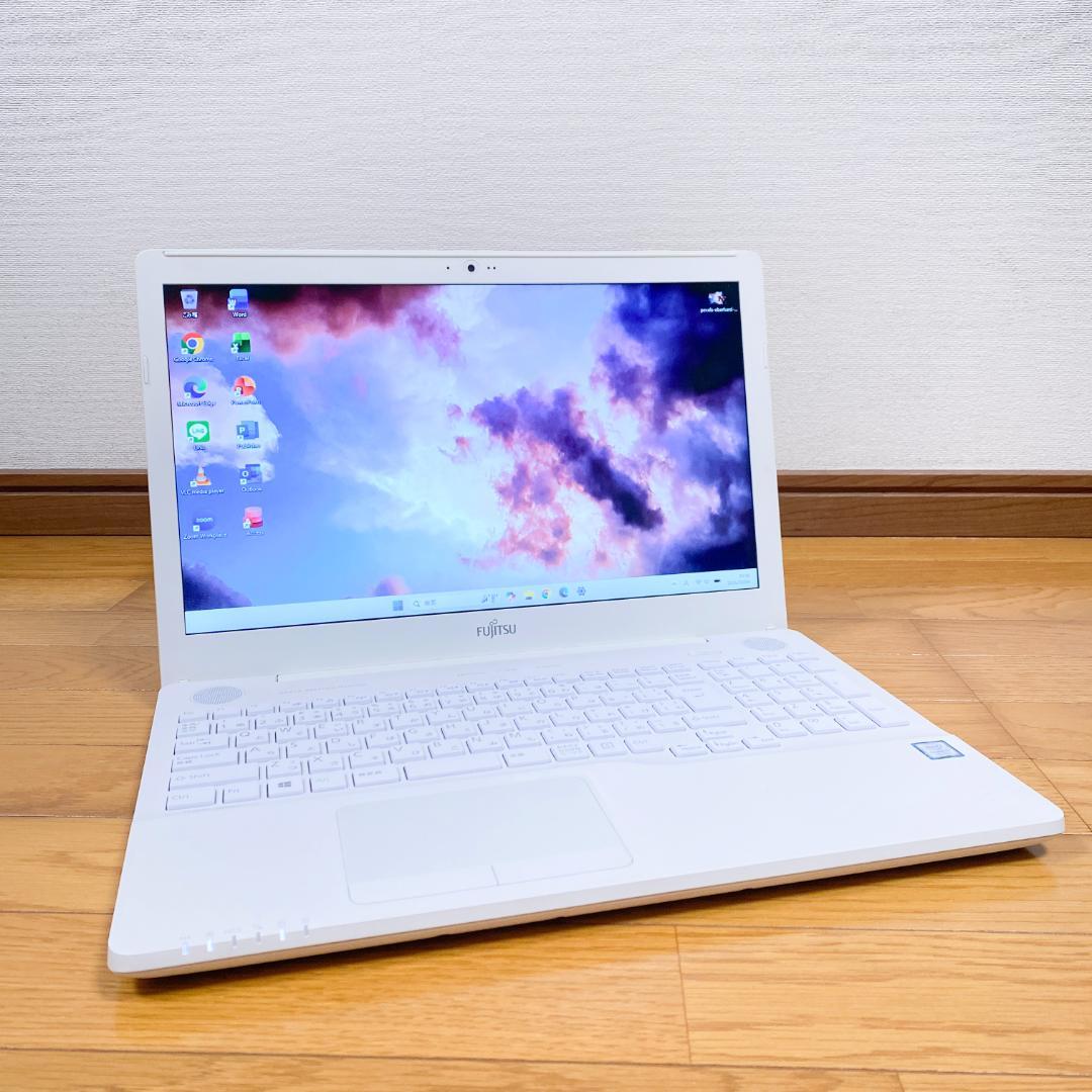 美品✨オフィス2021 高性能i7 SSD512メモリ16 富士通ノートパソコン